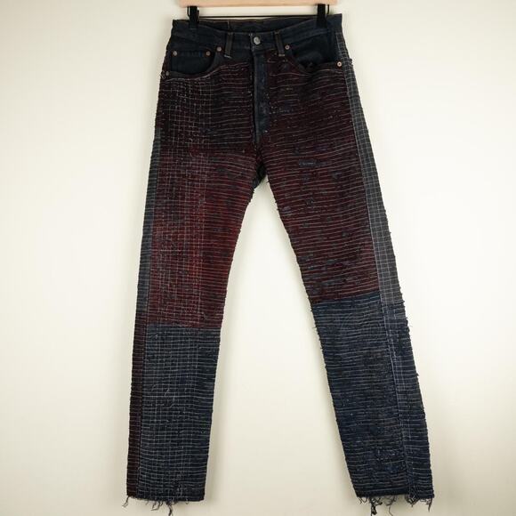Reworked custom boro bandana levis - Picture 1 of 7